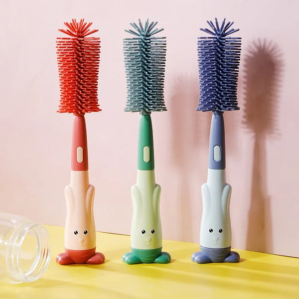 3-in-1 Silicone Bottle Brush Set