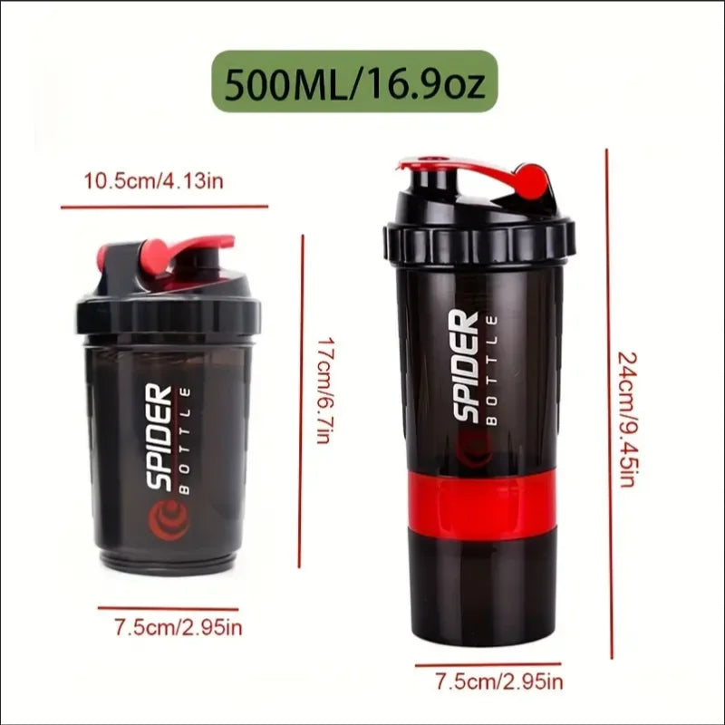 2-Tier Protein Shaker Bottle