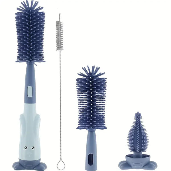 3-in-1 Silicone Bottle Brush Set