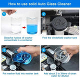 Car Windshield Cleaner Tablets