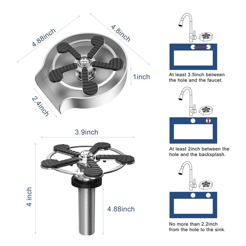 Stainless Steel Cup Washer