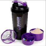 2-Tier Protein Shaker Bottle