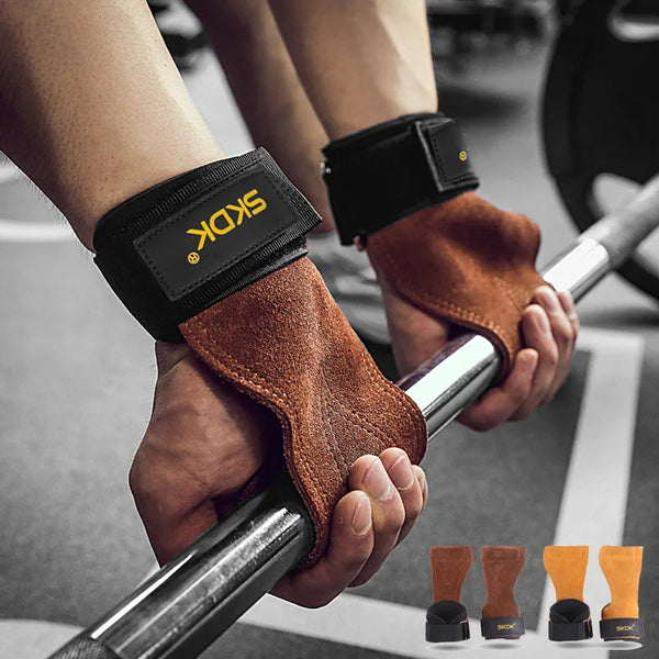 Gym Grips with Wrist Wraps