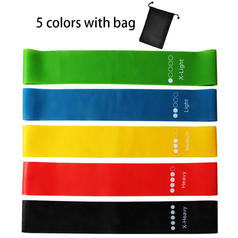 5Pcs Yoga Resistance Bands