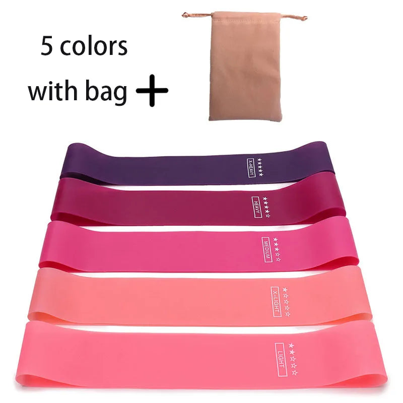 5Pcs Yoga Resistance Bands