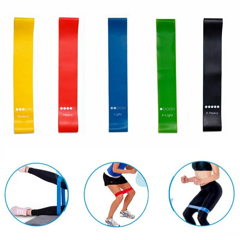 5Pcs Yoga Resistance Bands