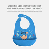 Waterproof Dinosaur Baby Bib