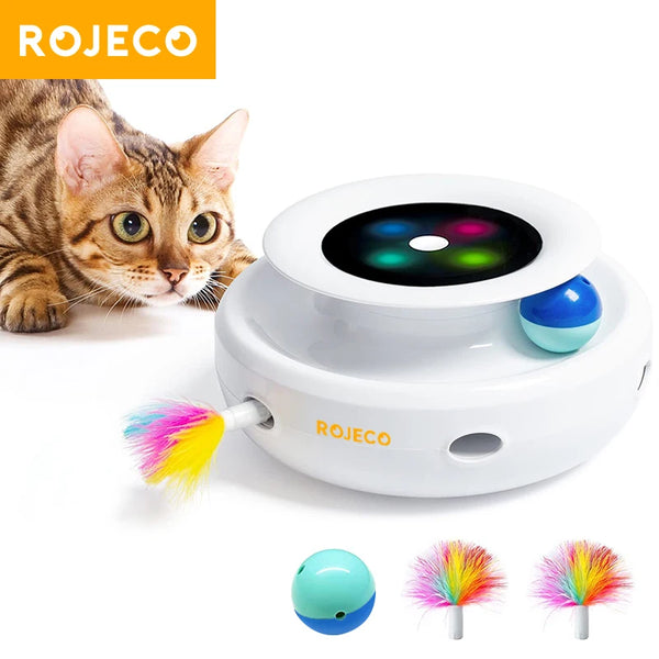 2-in-1 Smart Interactive Pet Toy