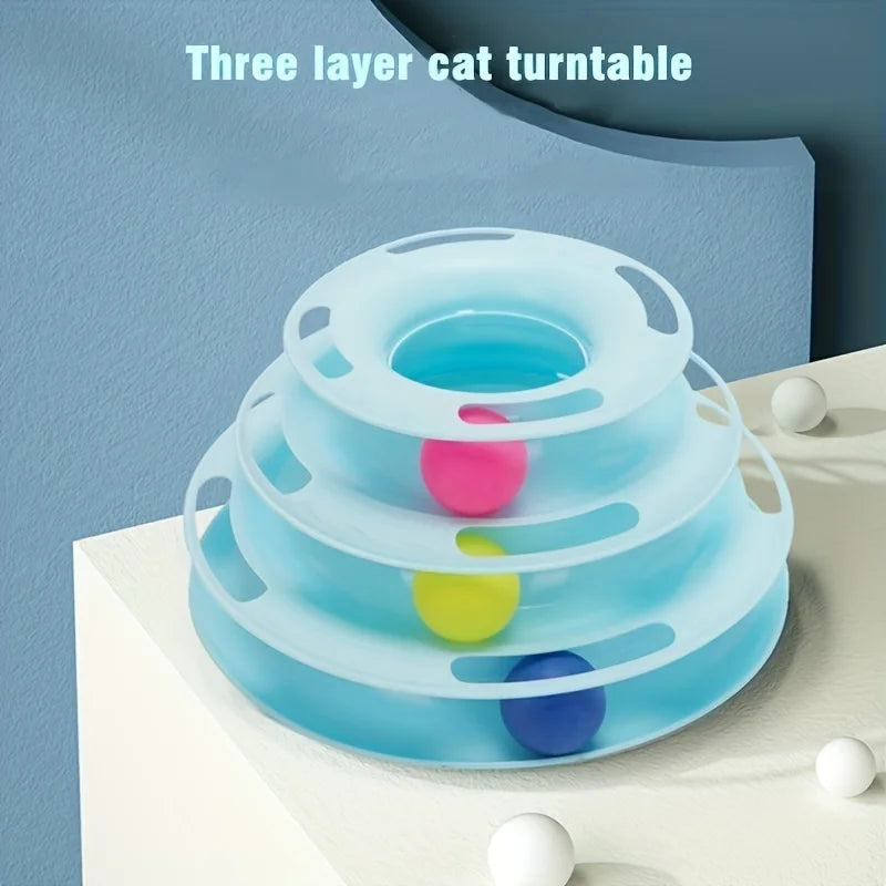 3-Layer Cat Toy Tower