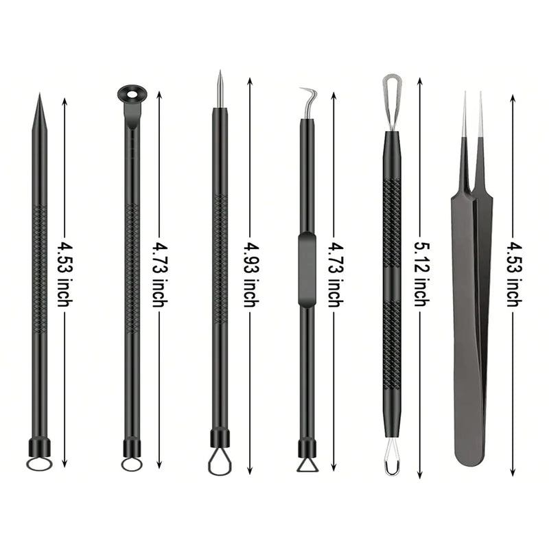 6Pcs Blackhead Remover Kit