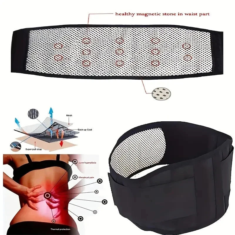 Adjustable Magnetic Therapy Waist Support Belt