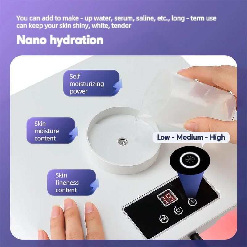 LED Face Mask Nano Sprayer