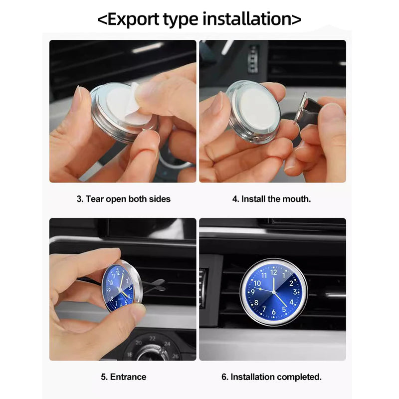 Mini Luminous Car Clock