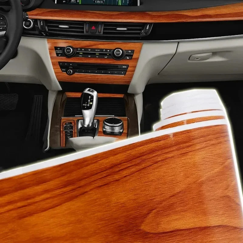 Car Wood Grain Wrap Film