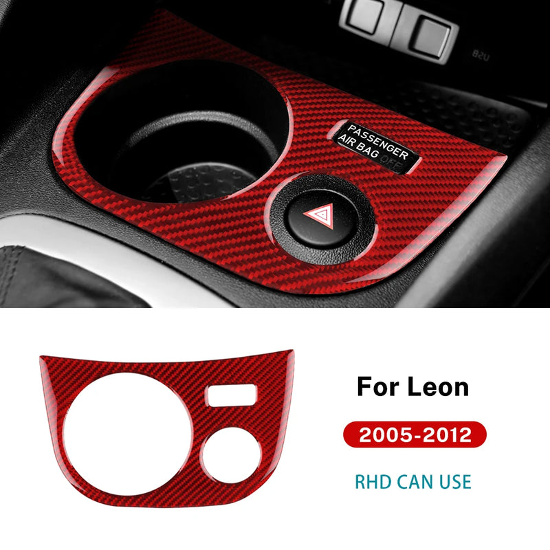 Carbon Fiber Cup Holder Sticker