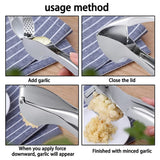 Stainless Steel Garlic Press