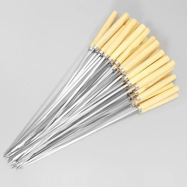 50PCS BBQ Skewers Stainless Steel