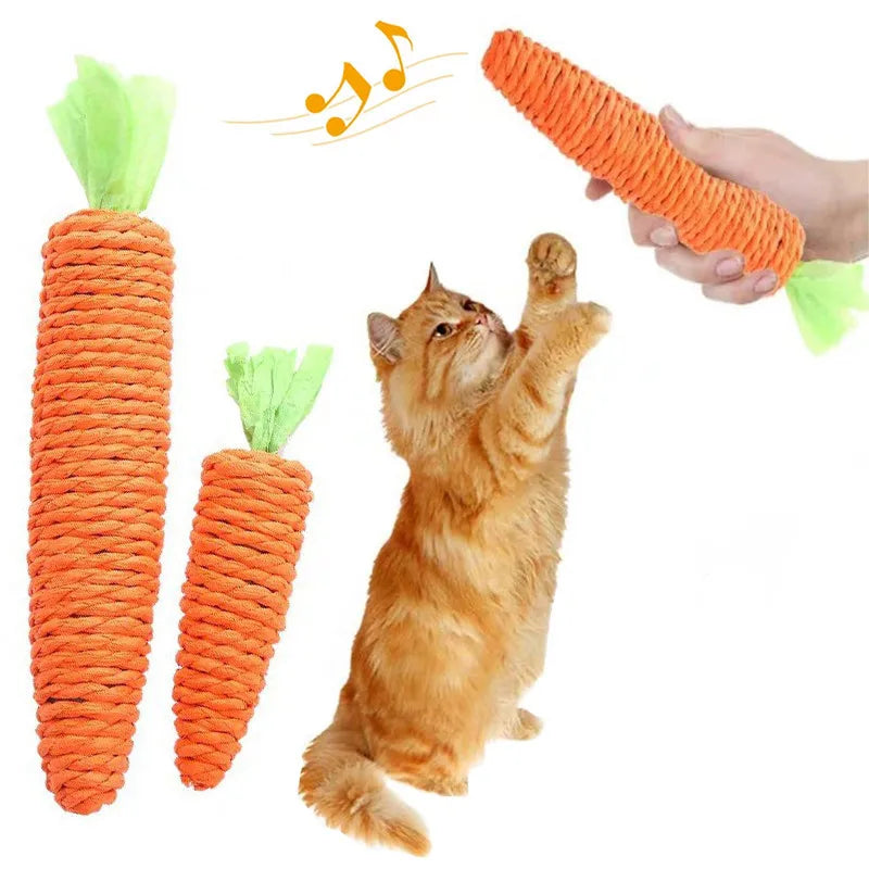 Carrot Cat Chew Toy