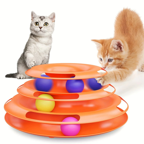 3-Layer Cat Toy Tower