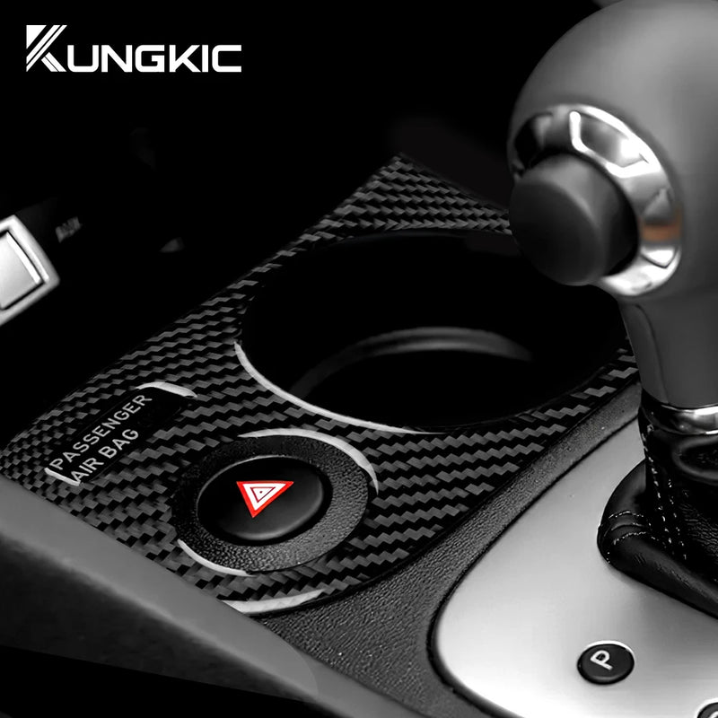 Carbon Fiber Cup Holder Sticker