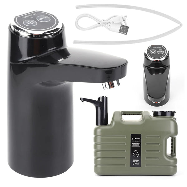 11L Camping Water Tank with Pump