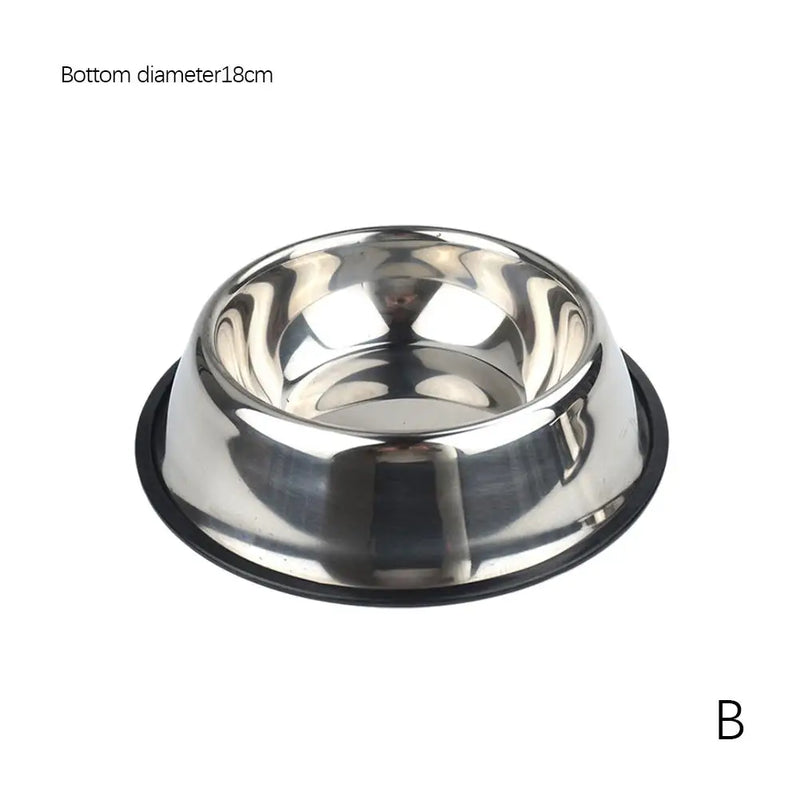 Stainless Steel Anti-Skid Dog Bowl