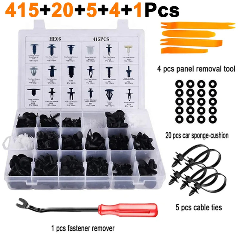 Car Fastener Clip Kit