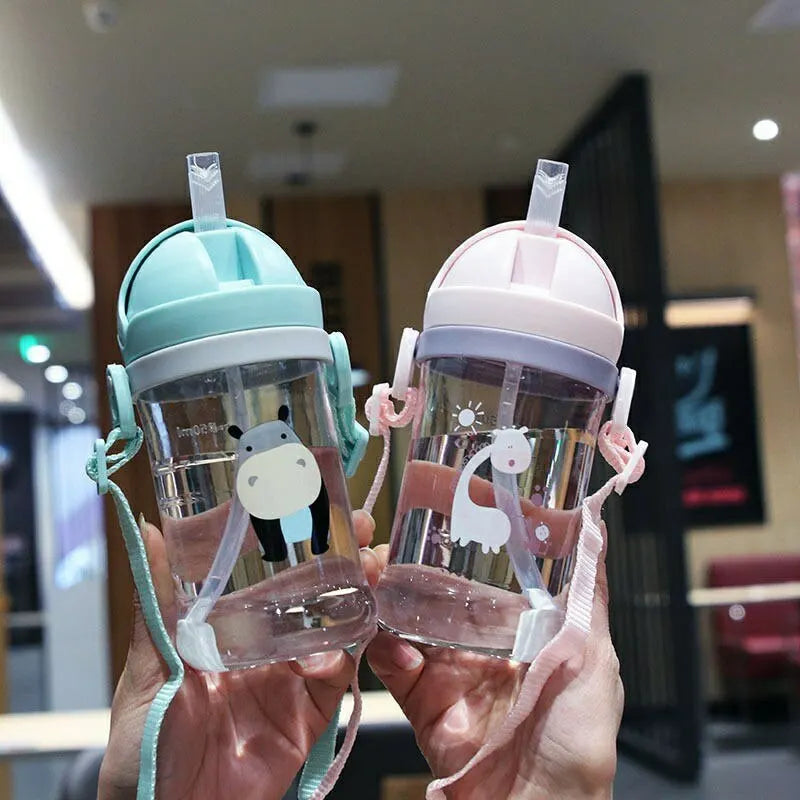 350ml Kids Bottle with Straw