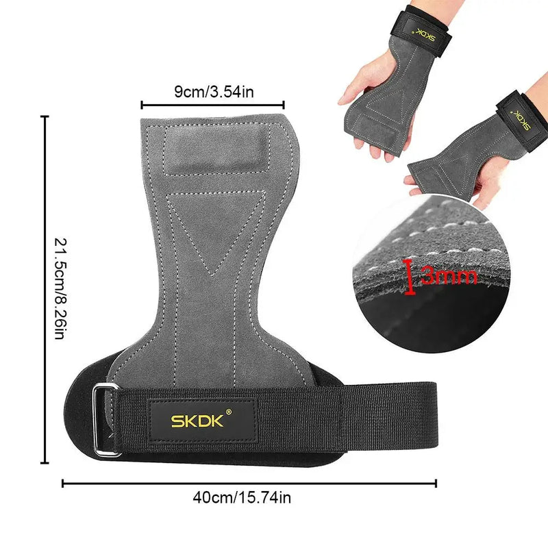 2Pcs Gym Gloves with Wrist Protection