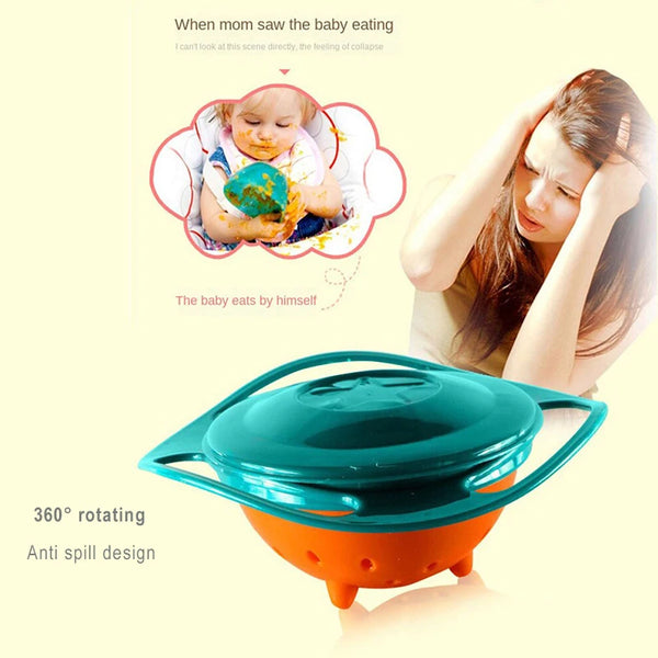 Gyro Bowl Spill-Proof Baby Dish