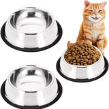 Stainless Steel Anti-Skid Dog Bowl