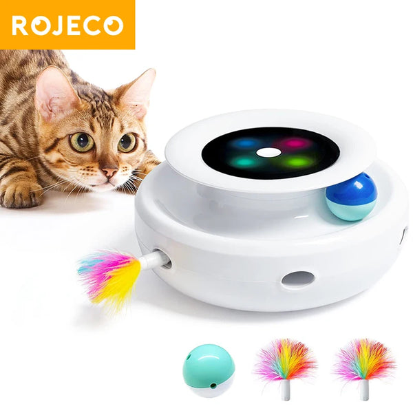 2-in-1 Smart Interactive Pet Toy