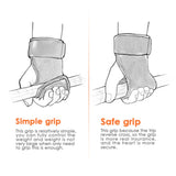 Gym Grips with Wrist Wraps