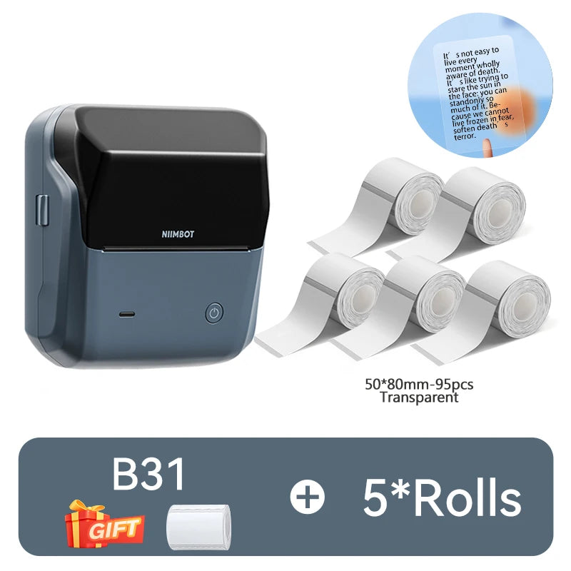 B31 Wireless Label Printer