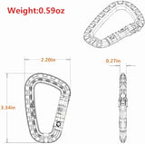 5Pcs Tactical Molle Carabiner Clip