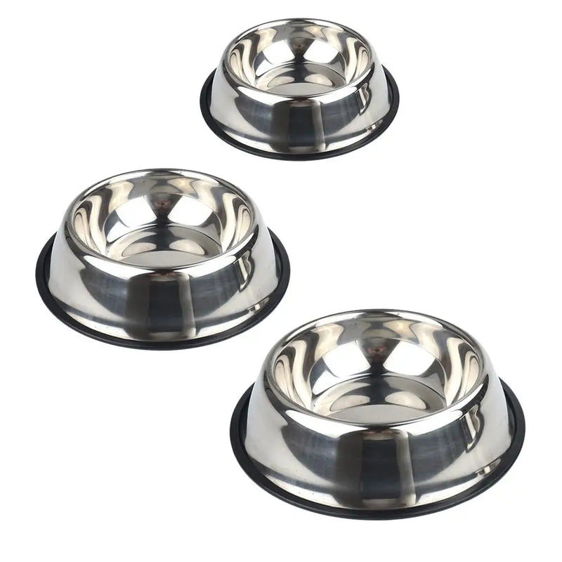 Stainless Steel Anti-Skid Dog Bowl