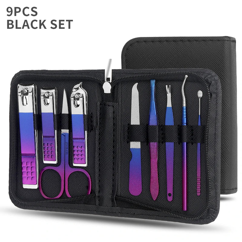 Manicure Pedicure Set with Travel Case