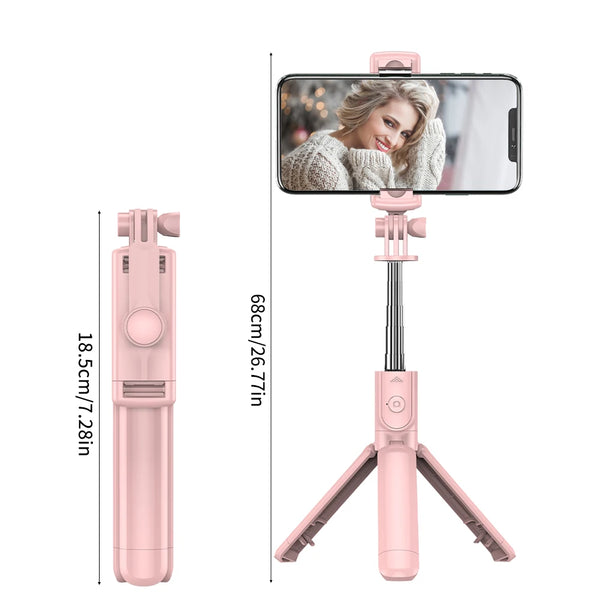 Wireless Selfie Stick Tripod with Remote