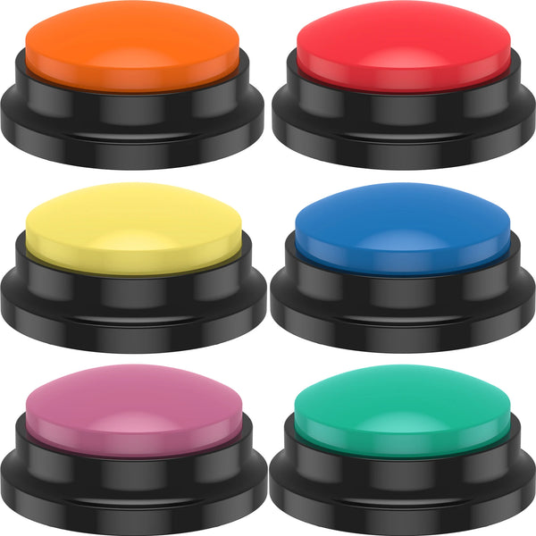 6 Color Voice Recording Button Dog