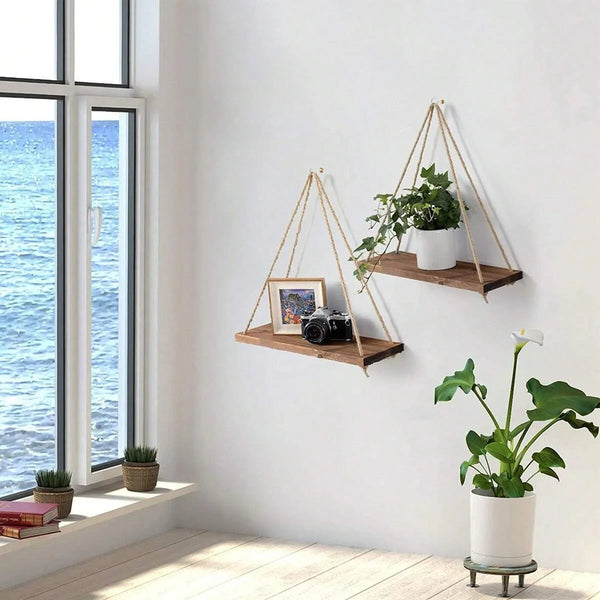 Wall Hanging Wooden Rack