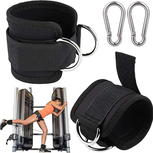 Fitness Ankle Straps with D-Ring