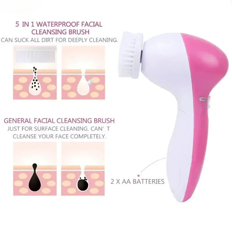 5-in-1 Electric Face Cleanser