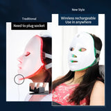 Rechargeable 7-Color LED Facial Mask