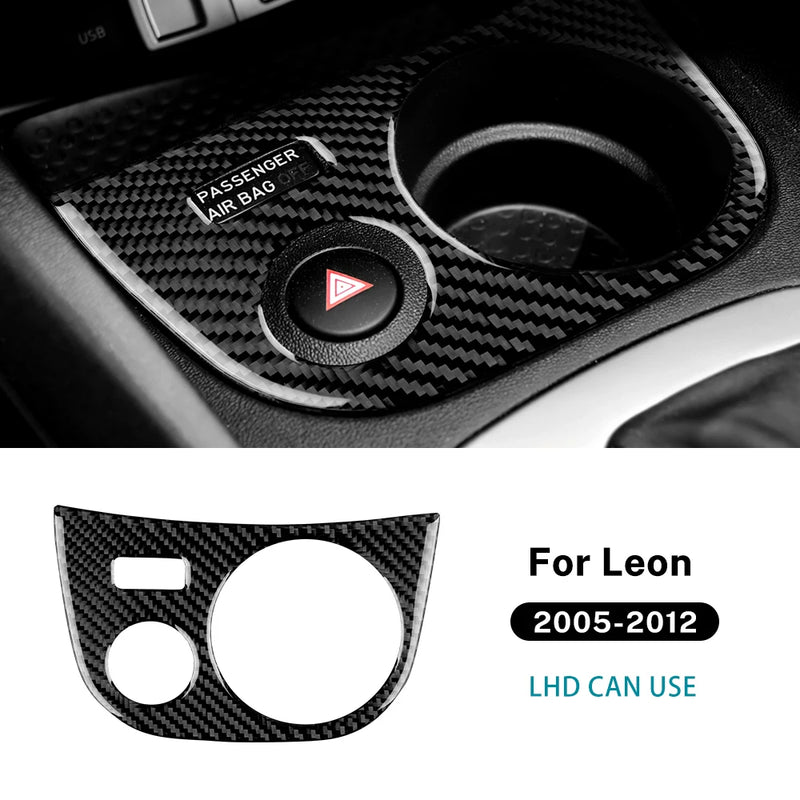 Carbon Fiber Cup Holder Sticker