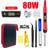 80W Digital Soldering Iron Set