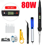 80W Digital Soldering Iron Set