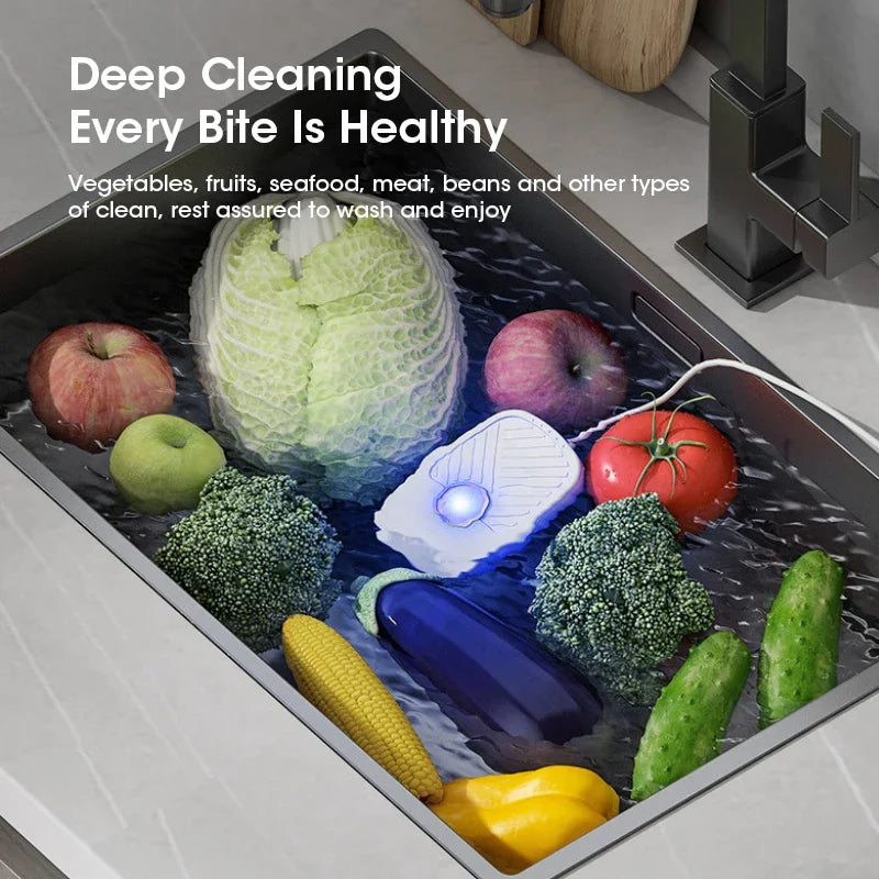 Ultrasonic Vegetable Fruit Cleaner