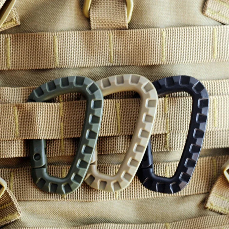 5Pcs Tactical Molle Carabiner Clip