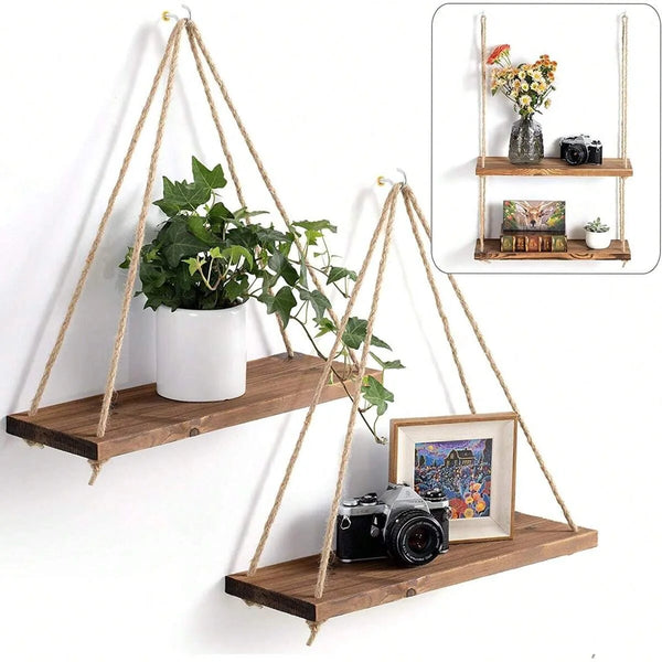 Wall Hanging Wooden Rack