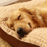 Warm Fleece Dog Bed Cushion